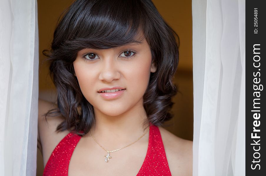 Portrait Of Latina/Asian Teenager