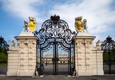 Entrance To  Belvedere Royalty Free Stock Images