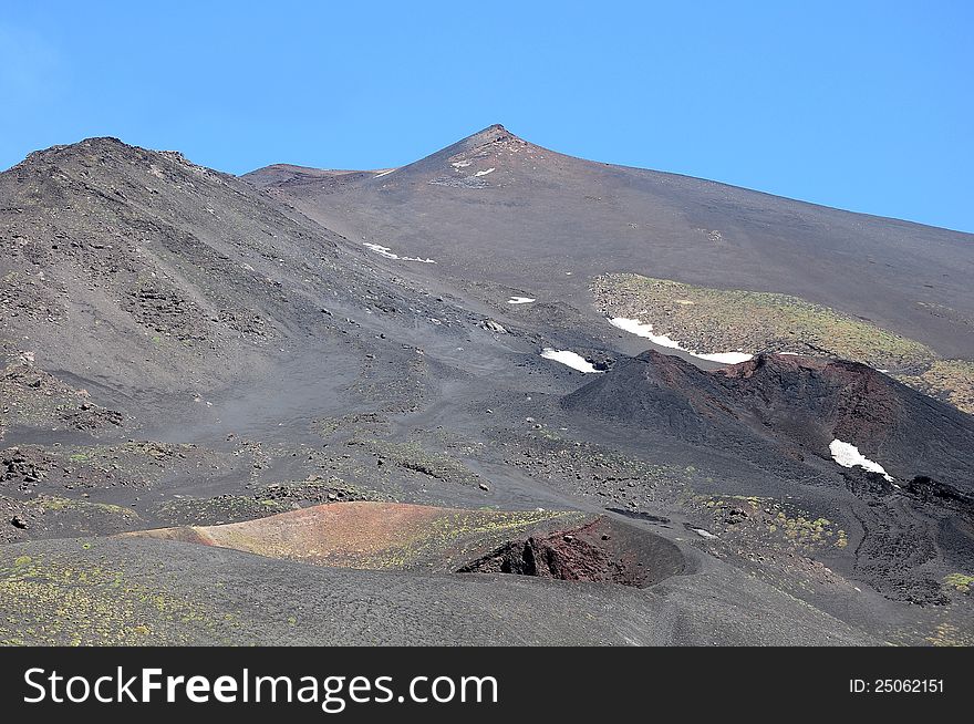 Volcano Etna.