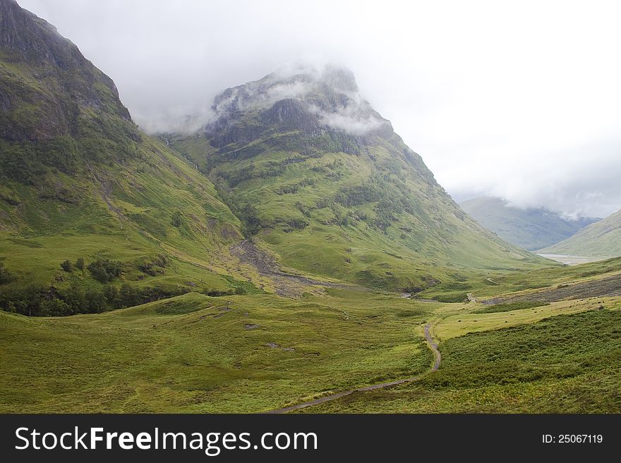 Landscape of highlands of scotland. Landscape of highlands of scotland