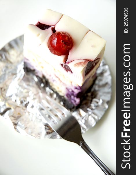 Blueberry Cheesecake On Top