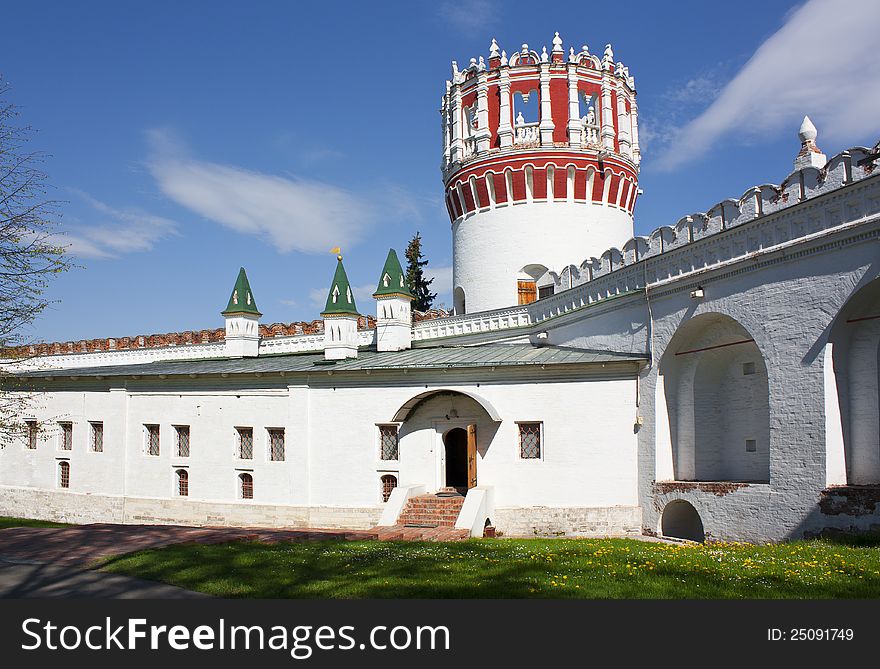 Novodevichiy convent in Moscow, Russia. Novodevichiy convent in Moscow, Russia
