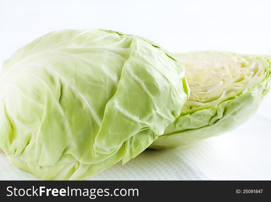 Fresh juicy cabbage 