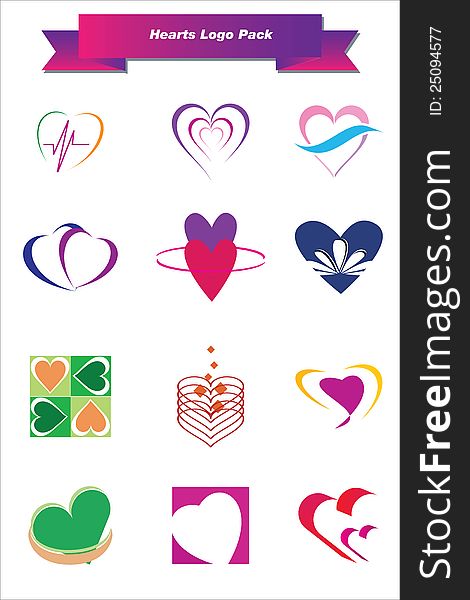 Hearts Logo Pack