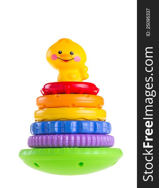 Children's toy isolated on the white background. Children's toy isolated on the white background