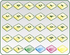 Alphabet Game Blocks Royalty Free Stock Photography Alphabet Game Blocks Royalty Free Stock Photography