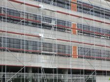Construction Site Scaffolding Royalty Free Stock Image Construction Site Scaffolding Royalty Free Stock Image