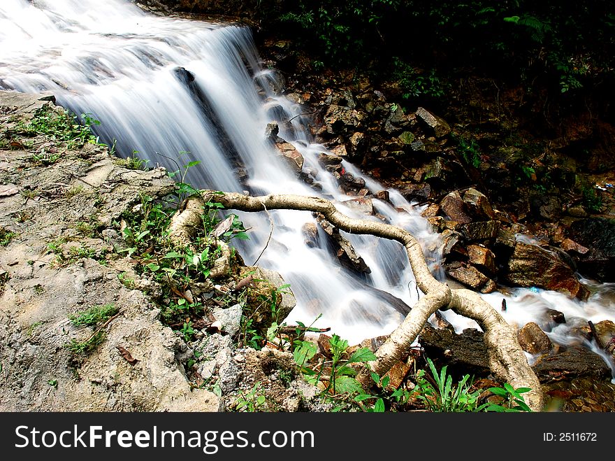 Beautiful waterfall image # location at malaysia