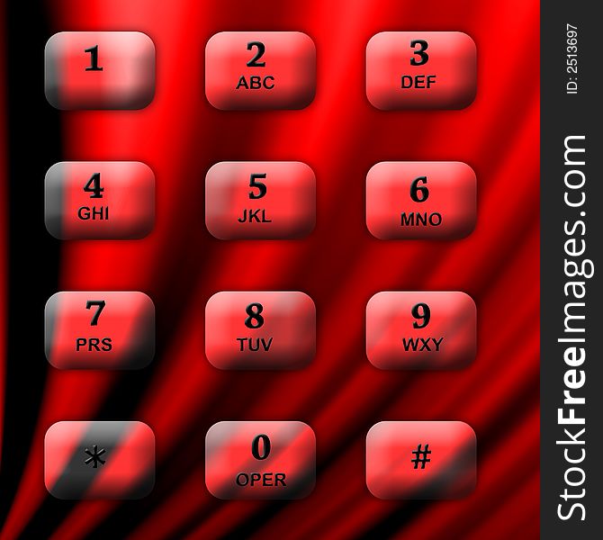 Communication telephone buttons.  Hi-tech background conveying speed. Communication telephone buttons.  Hi-tech background conveying speed