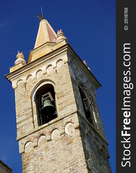 View of the romanic church, Diano Borello, Diano Arentino,Ligurian, Italy