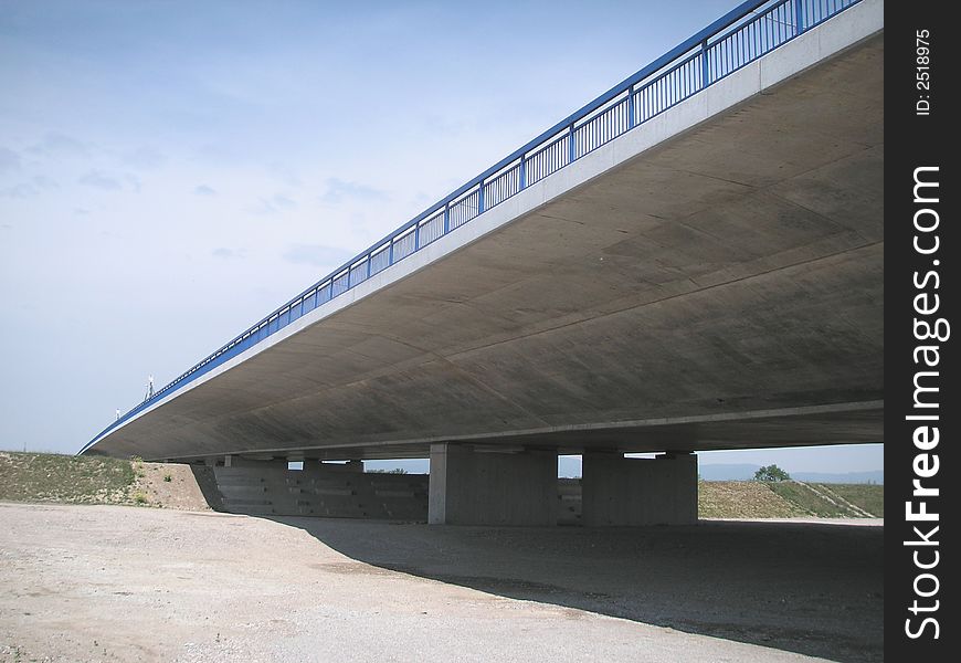 New highway bridge in Zagreb, Croatia. New highway bridge in Zagreb, Croatia.