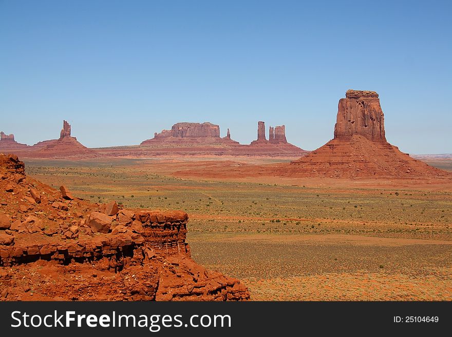 A view of Monument Valley - United States of America