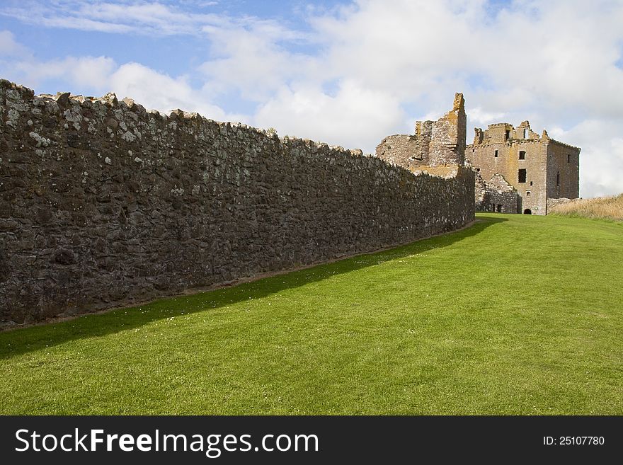 Ruins of dunnottar castle scotland