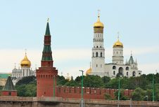 Domes Of Moscow Kremlin Stock Photo Domes Of Moscow Kremlin Stock Photo