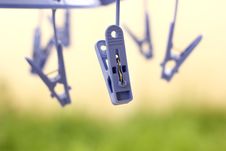 Clothes Pins Royalty Free Stock Photography