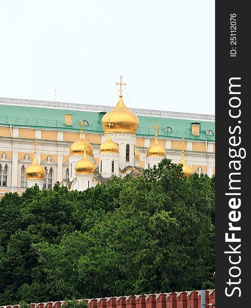 Domes Of Moscow Kremlin