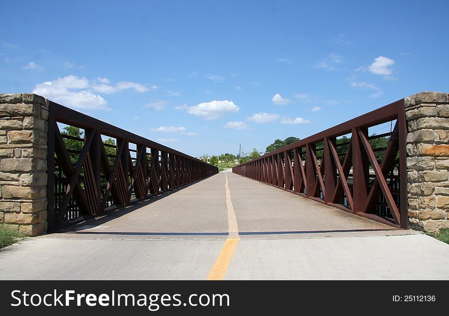 It is a long bridge .