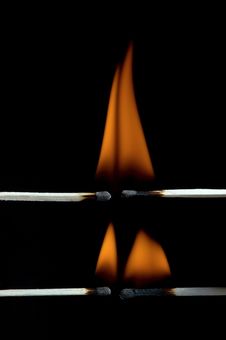 Burning Matchstick Stock Image Burning Matchstick Stock Image
