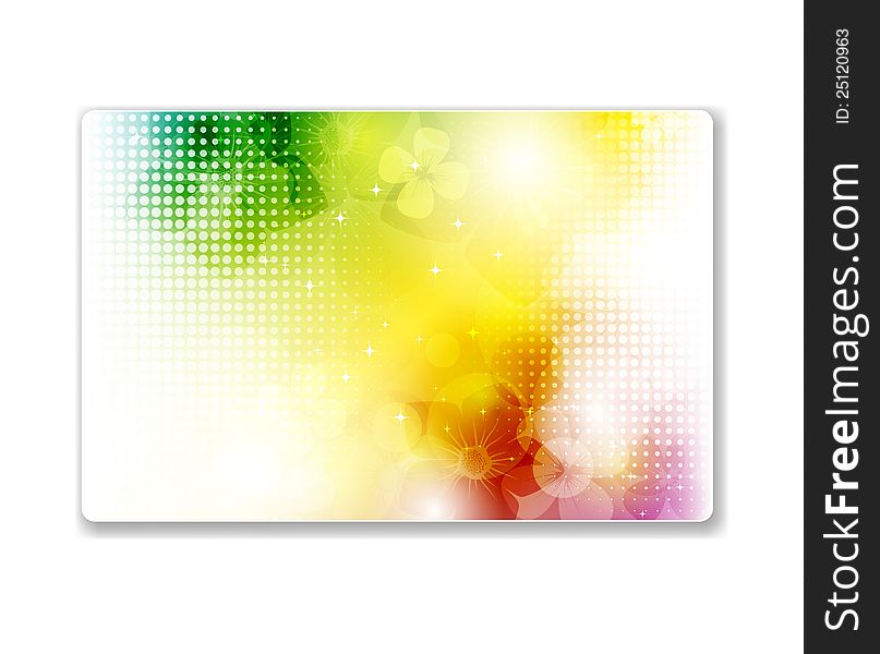 Beautiful gift card for your design