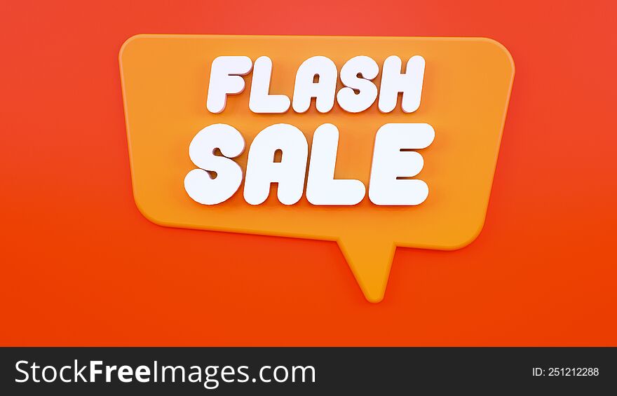 flash sale speech for promotion and advertising