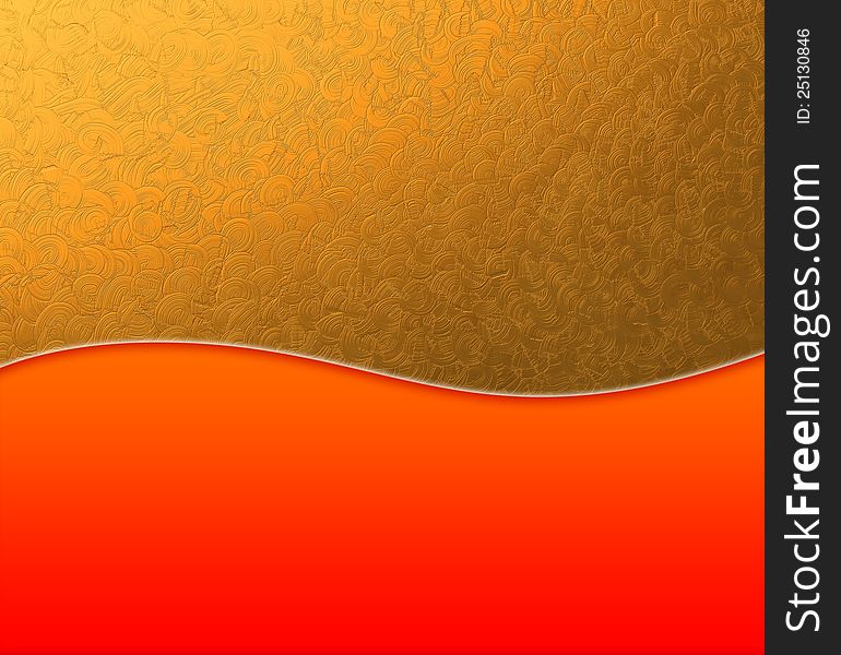 Abstract gold and red background, texture