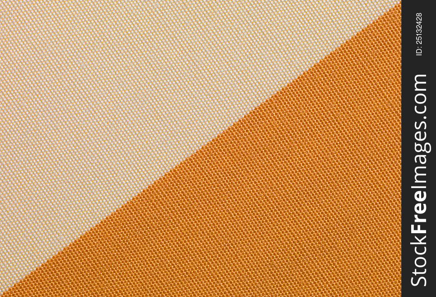 Beige and orange fabric texture retro detail