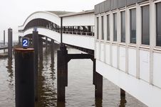 Oversea Pier In Hamburg Royalty Free Stock Photo Oversea Pier In Hamburg Royalty Free Stock Photo