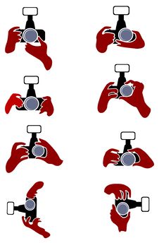 Snapping Silhouette Royalty Free Stock Image Snapping Silhouette Royalty Free Stock Image