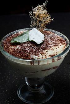 Dairy Desserts Closeup On Black Background Royalty Free Stock Image Dairy Desserts Closeup On Black Background Royalty Free Stock Image