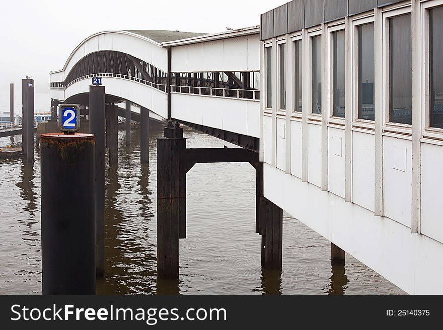 Oversea Pier In Hamburg