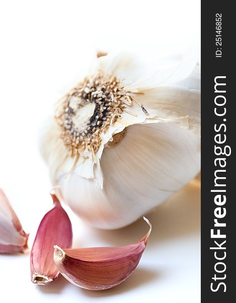 Garlic Cloves And Bulb
