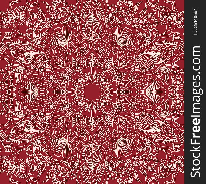 Vector Ornamental Background.