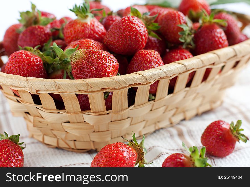 Fresh And Juicy Strawberries