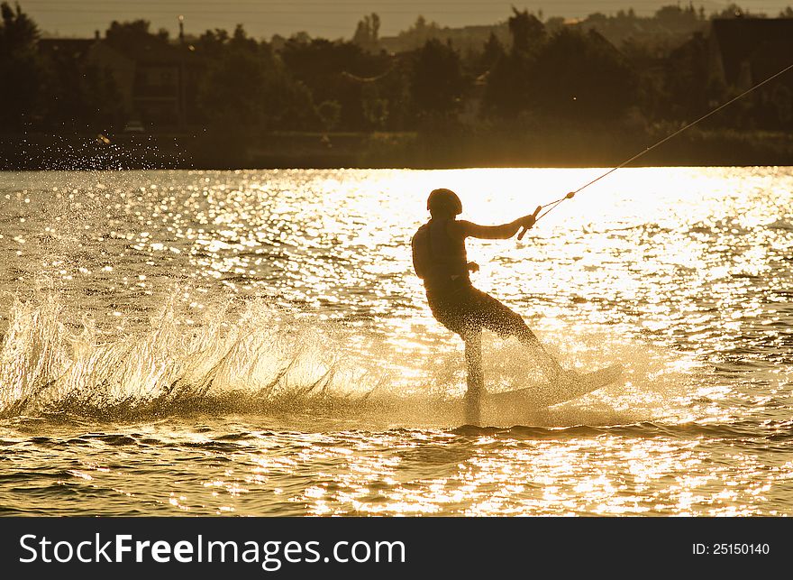 Wake-boarding