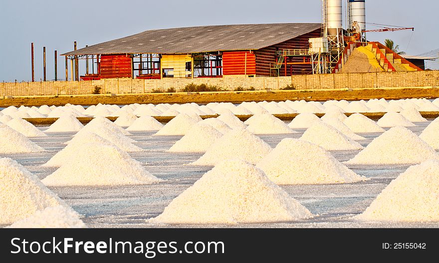 Salt Farm In Thailand