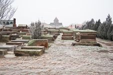 Church Cemetery In Echmiadzin. Armenia Stock Photo Church Cemetery In Echmiadzin. Armenia Stock Photo