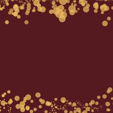 Maroon Wallpaper With Gold Confetti Border Royalty Free Stock Photo Maroon Wallpaper With Gold Confetti Border Royalty Free Stock Photo