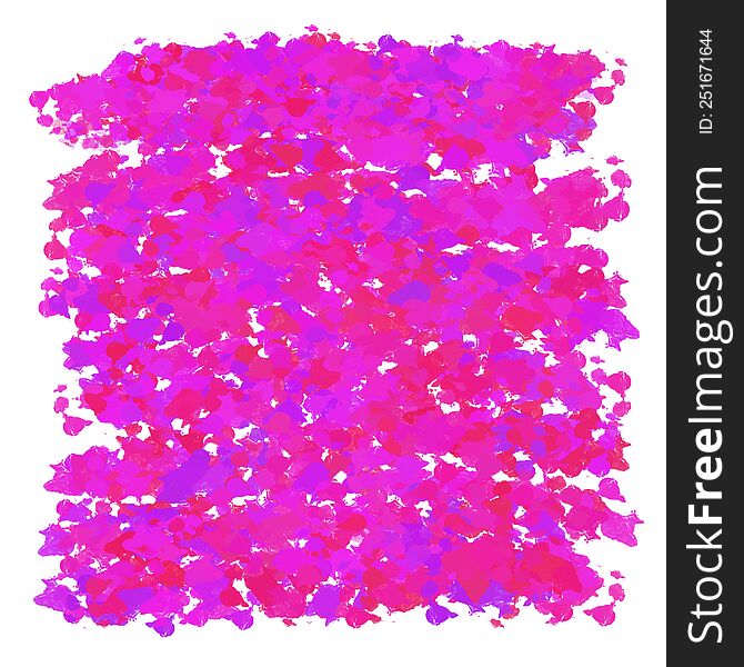 Bright Pink And Purple Paint Splash Graphic