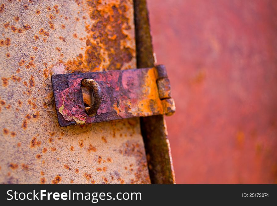 The Hinge On the door