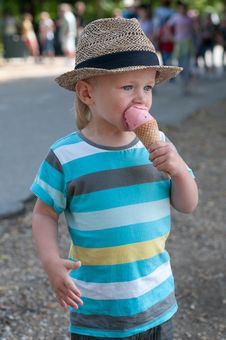 A Boy With Ice Cream Stock Photos A Boy With Ice Cream Stock Photos