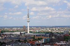 View With A Tower Royalty Free Stock Image View With A Tower Royalty Free Stock Image
