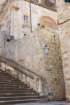 Typical Croatin Architecture - Dubrovnik. Royalty Free Stock Photos