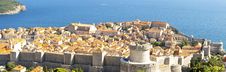 Panorama Of Dubrovnik Old Town. Stock Photo