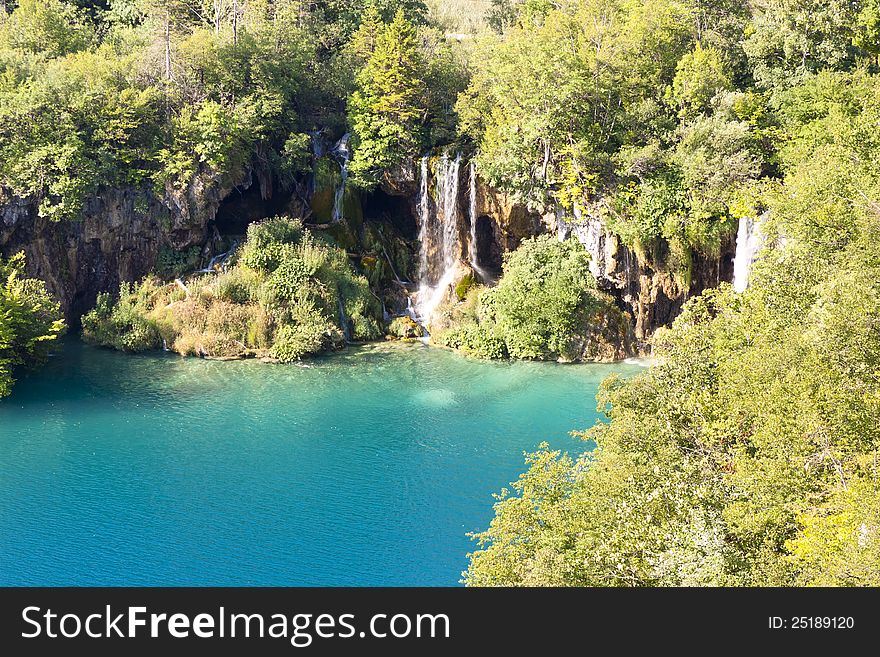 Beauty Plitvice National Park - Croatia.