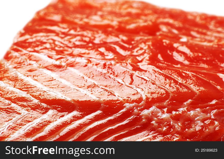 Fresh raw red fish