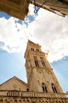 Catherdal Of St. Lawrence In Trogir, Croatia. Royalty Free Stock Photography