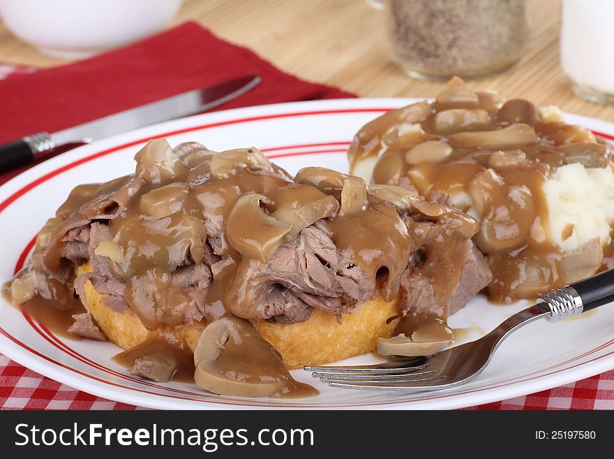 Roast Beef  And Gravy