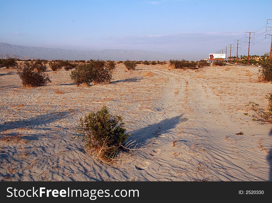 Desert in palm springs, california