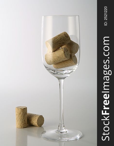 Glass With Corks