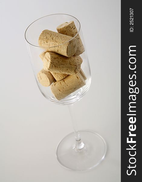Glass With Corks